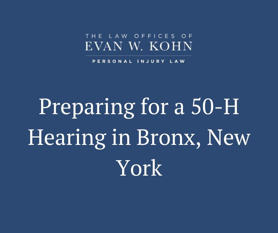 Preparing for a 50-H Hearing in Bronx, New York