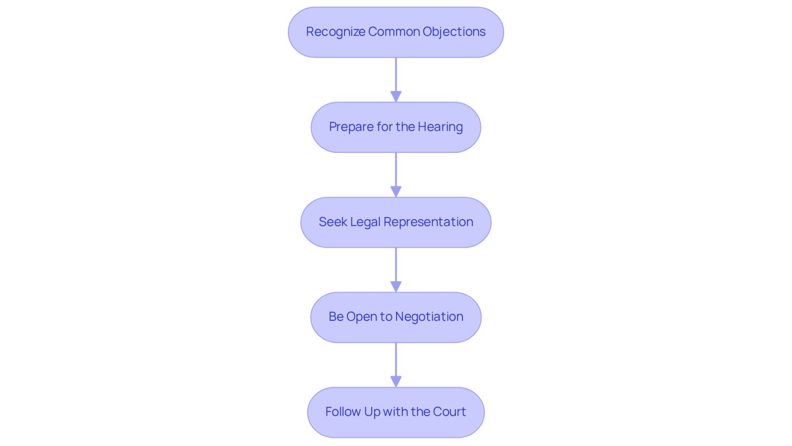 Each box represents a step in the process of addressing objections and navigating the court approval. Follow the arrows to see how each step leads to the next, helping you manage the complexities of the settlement process.